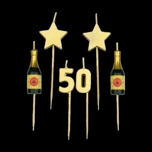 Party Cake Kaarsjes - 50 Jaar
