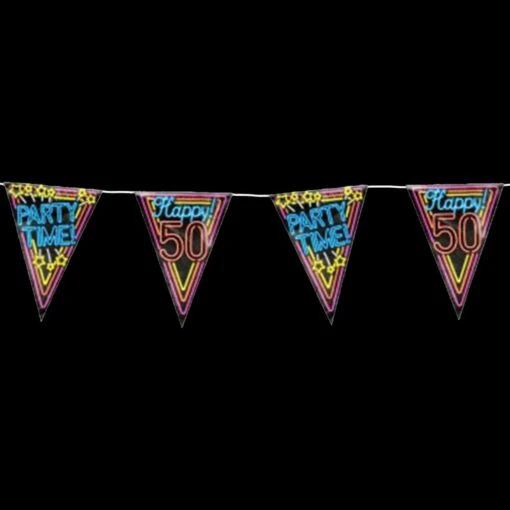 Vlaggenlijn Neon - 50 Jaar