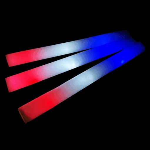 Foam Sticks Rood/wit/blauw - Afbeelding 2
