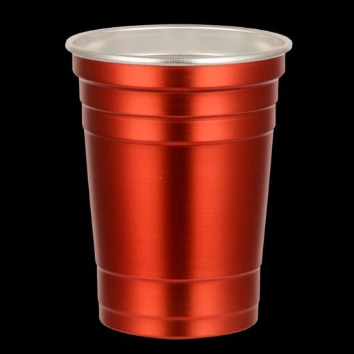 Aluminium Red Cups - 52cl - Rood