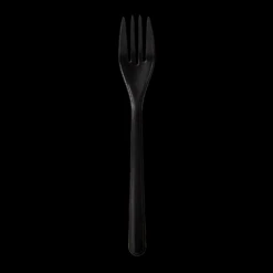 Kunststof Vork Circulware – 18,5cm – Zwart - 50 Stuks