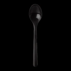 Kunststof Lepel Circulware – 18,5cm – Zwart - 50 Stuks