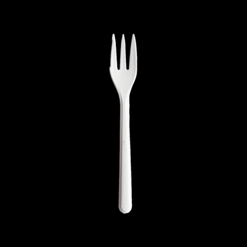 Kunststof Snackvork Circulware – 13cm – Wit - 50 Stuks