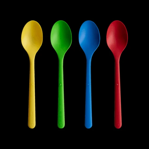 Kunststof Ijslepel Circulware – 13cm – Multicolor - 50 Stuks