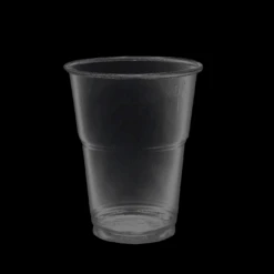 RPET Bekers - 20cl Met Kraag - Transparant