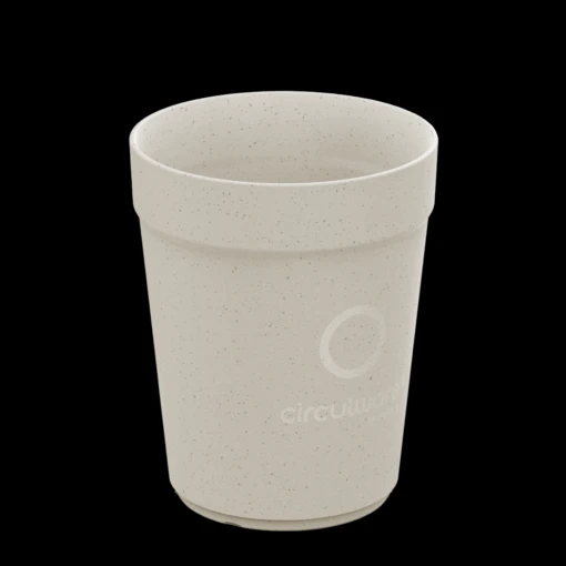 Kunststof Koffiebeker Circulware – 30cl – Beige - Afbeelding 3