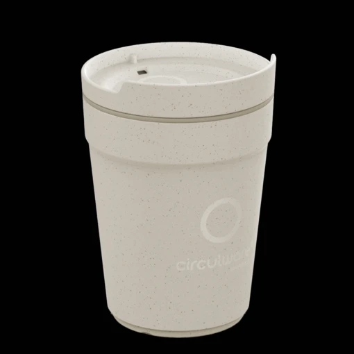 Kunststof Koffiebeker Circulware – 30cl – Beige