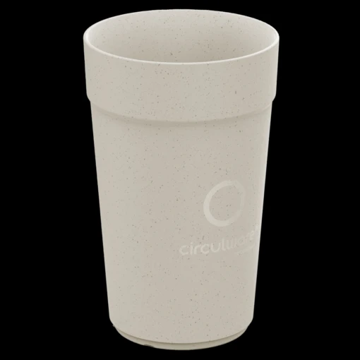 Kunststof Koffiebeker Circulware – 40cl – Beige - Afbeelding 2