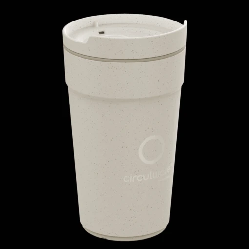 Kunststof Koffiebeker Circulware – 40cl – Beige - Afbeelding 3