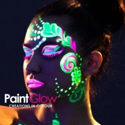 Blacklight Face&body Verf 50ml - Neon Roze