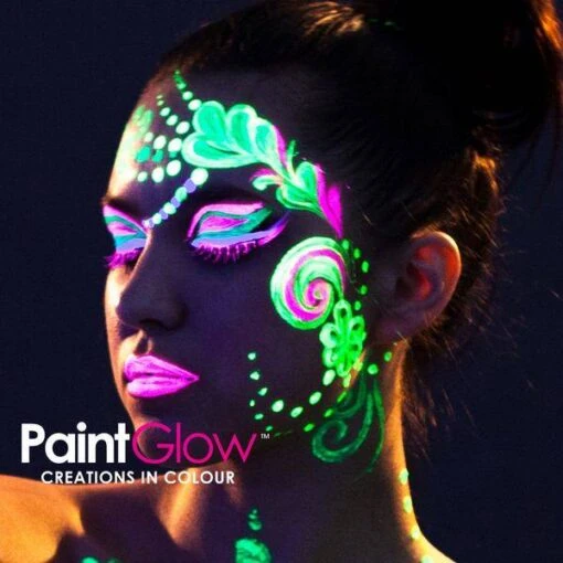 Blacklight Face&body Verf 50ml - Neon Roze