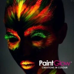 Blacklight Face&body Verf 50ml - Neon Oranje