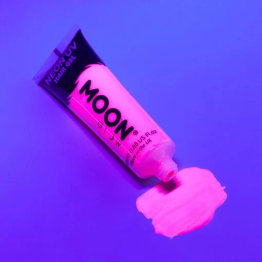 UV Lichtgevende Haargel 20ml - Neon Roze