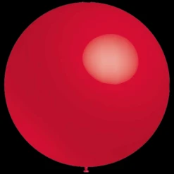Rode Ballonnen - Metallic - 87cm