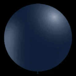 Donkerblauwe Ballonnen - Metallic - 87cm