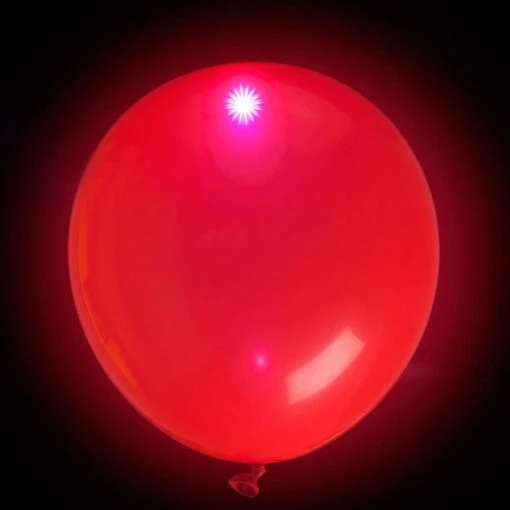 LED Ballon Rood - Afbeelding 3