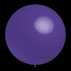 Paarse Ballonnen - Metallic Rond - 28cm