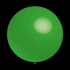 Groene Ballonnen - Metallic Rond - 28cm