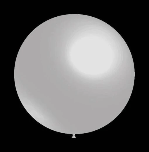 Zilveren Ballonnen - Metallic Rond - 28cm