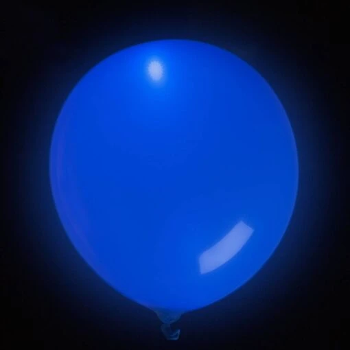 LED Ballon Blauw - Afbeelding 3