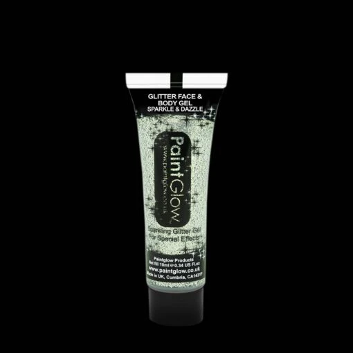 Glitter Face & Body Gel 10ml - Zilver - Afbeelding 2