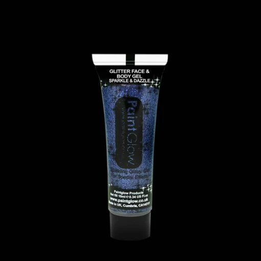 Glitter Face & Body Gel 10ml - Paars - Afbeelding 2