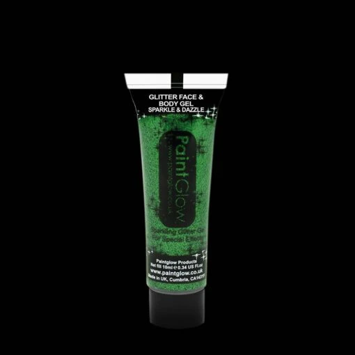 Glitter Face & Body Gel 10ml - Groen - Afbeelding 2
