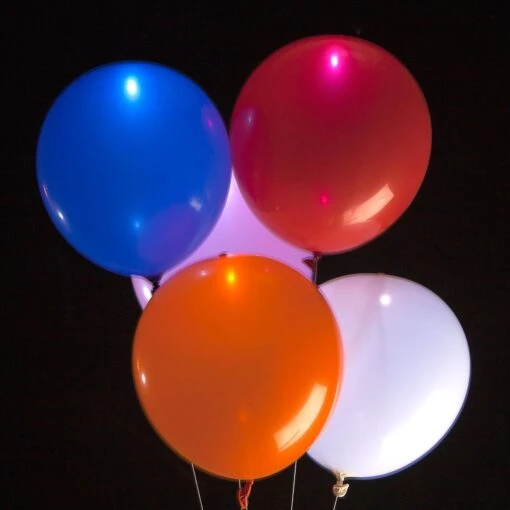 LED Ballon Roze - Afbeelding 2