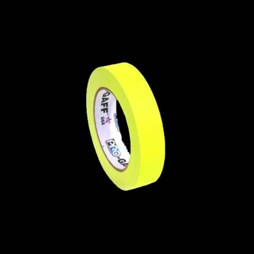 UV Glow Tape - Geel 24mm - Afbeelding 2
