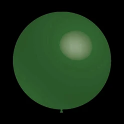 Donkergroene Ballonnen - Rond - 30cm