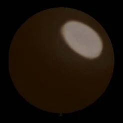Donkerbruine Ballonnen - Rond - 30cm