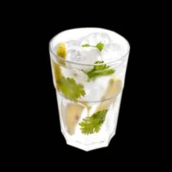 Kunststof Glazen Retro - 45cl - Transparant