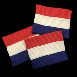 Aanvoerdersband - Nederlandse Vlag -Boland Winkel 945 img 1 aanvoerdersbanden rood wit blauw